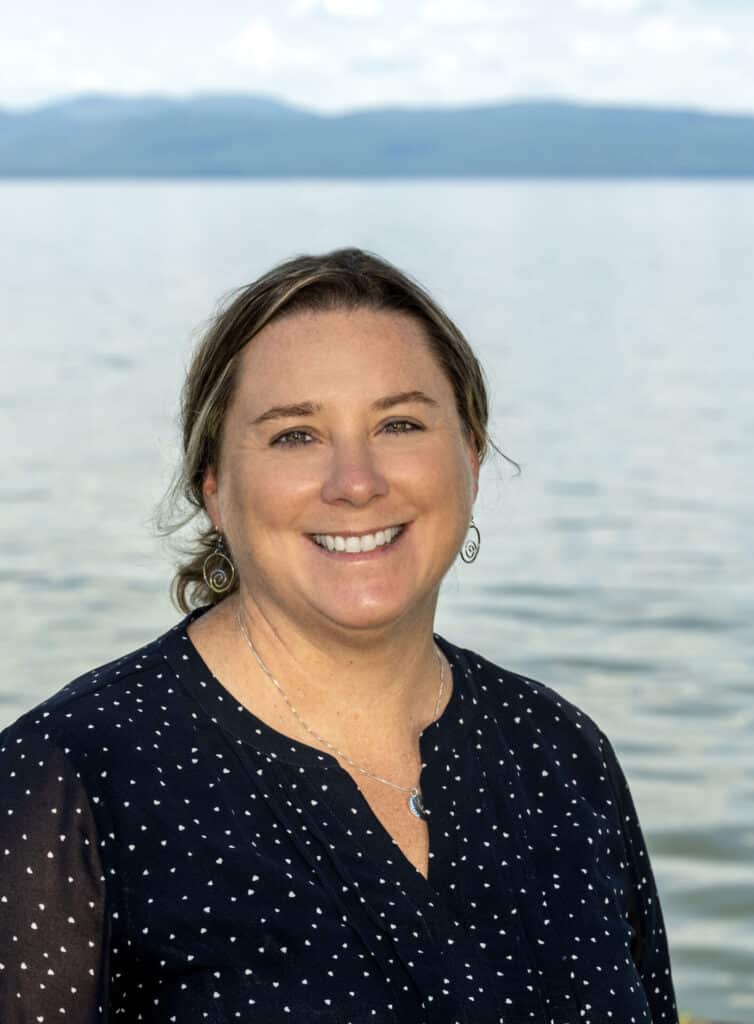 Portrait of Melissa Brookman, a certified pediatric nurse practitioner at Lakeside Pediatrics in Burlington, VT. Melissa brings extensive nursing experience in critical care, pediatric pulmonology, and hospital-based pediatric care.